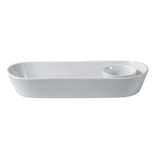 Zahara 2-Piece Chip & Dip Boat