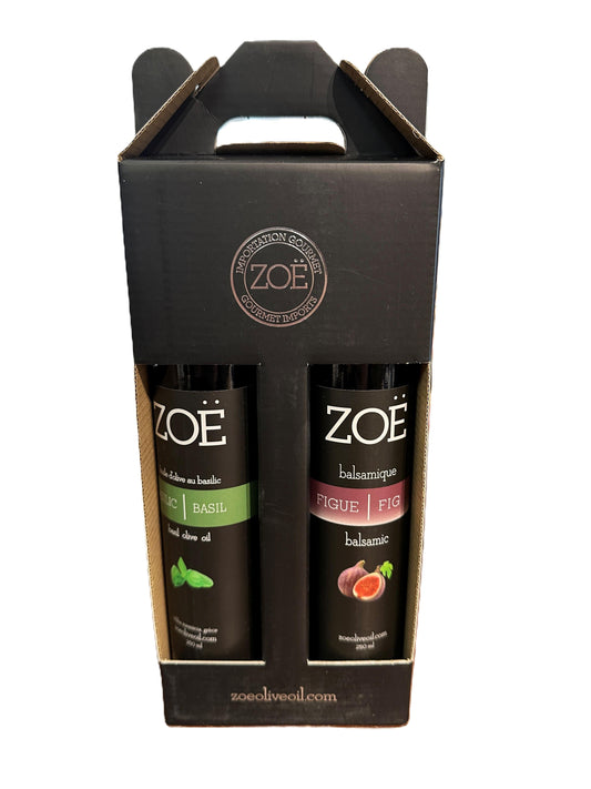 Zoe Basil Olive Oil and Fig Balsamic Bundle