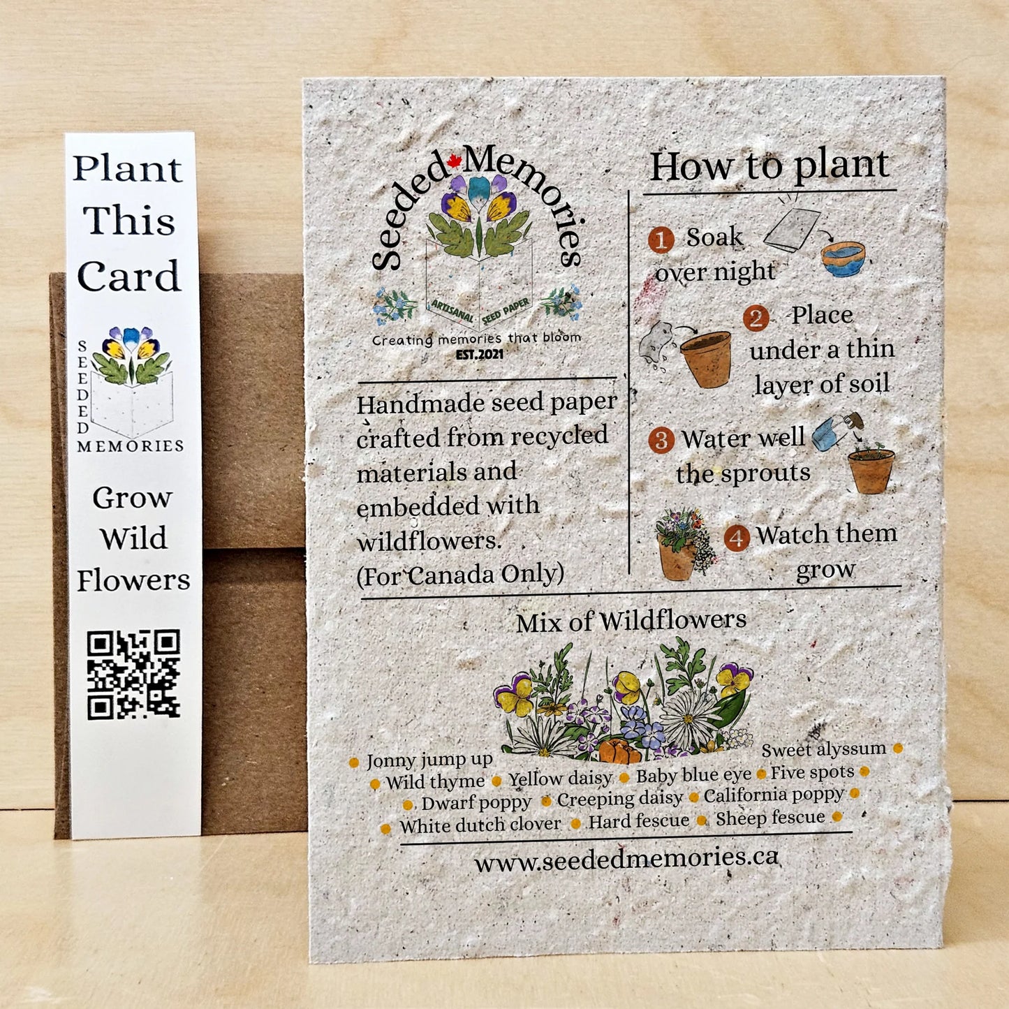 Seeded Paper Retirement Card - Happy Retirement