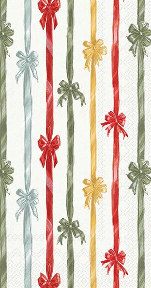 Serviette d'invité ou de buffet d'hiver et de vacances