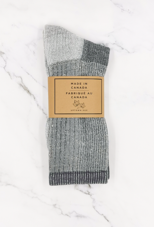 Grey Merino Wool Socks size M/L