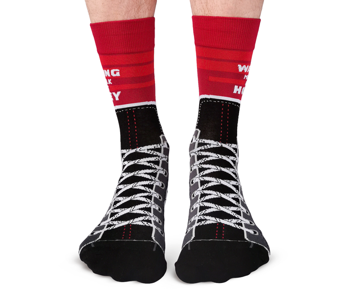 Hockey Talk Mens Crew Socks