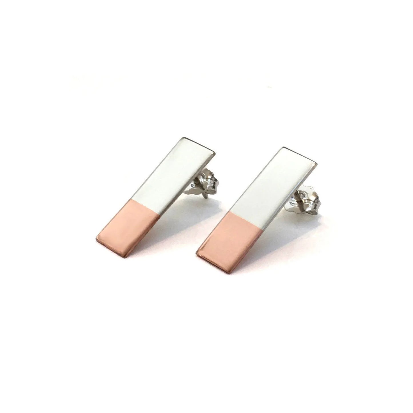 Rectangle Stud Earrings