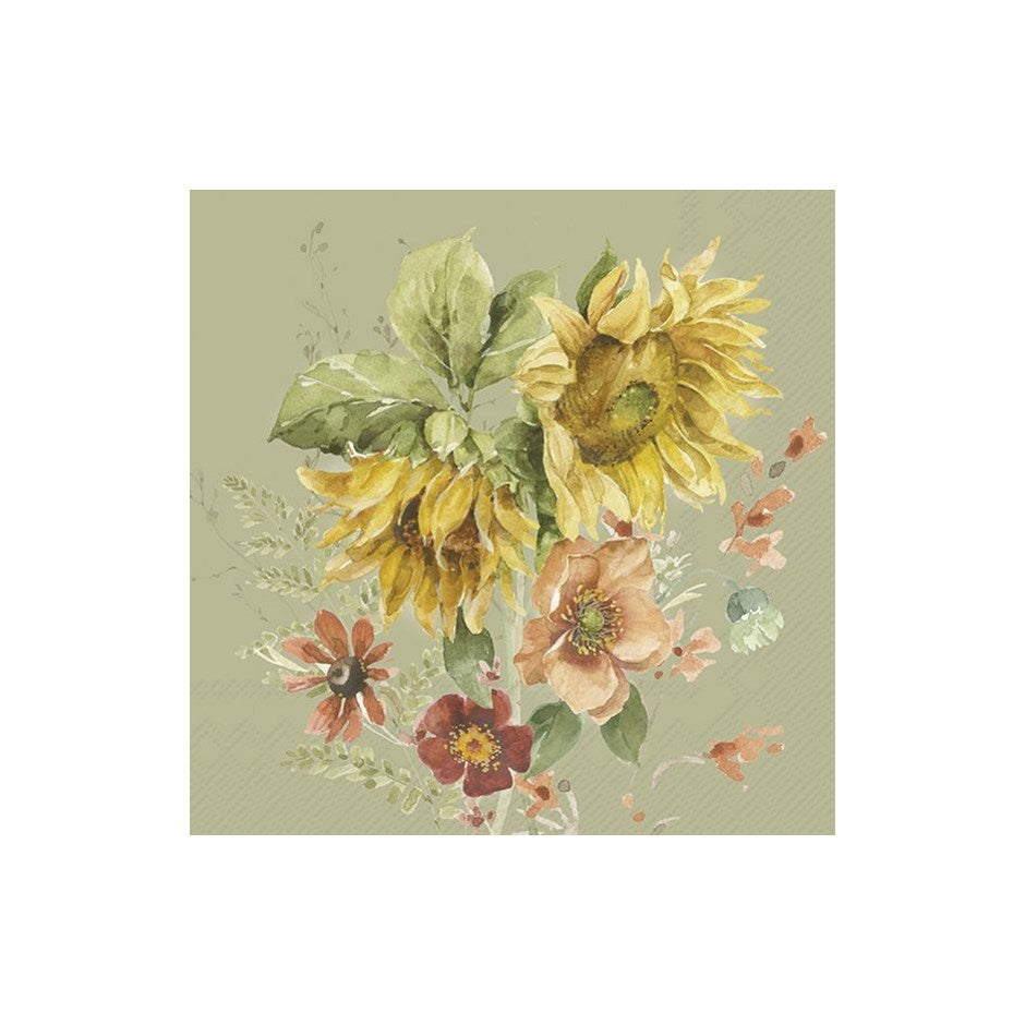 Serviette cocktail d'automne