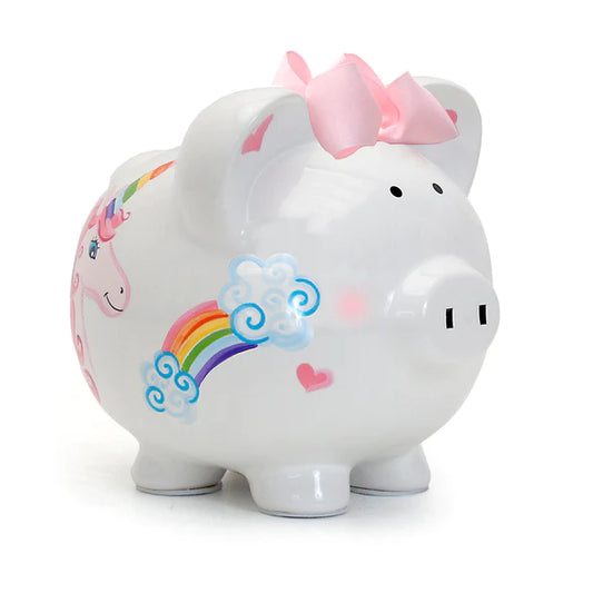 Unicorns & Rainbows Piggy Bank