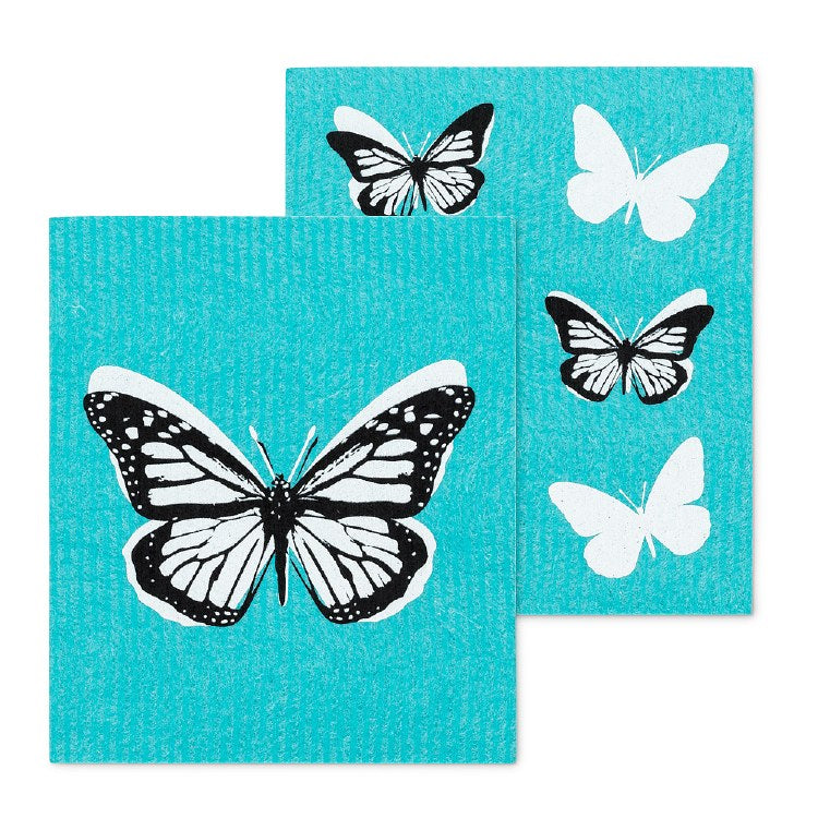 Butterfly Dishcloths Set/2