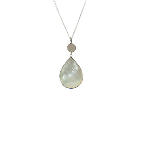 Collier coquillage larme