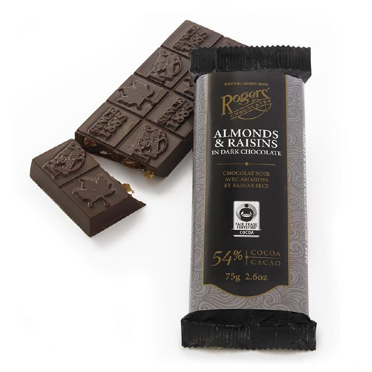 Almond & Raisins Choc Bar