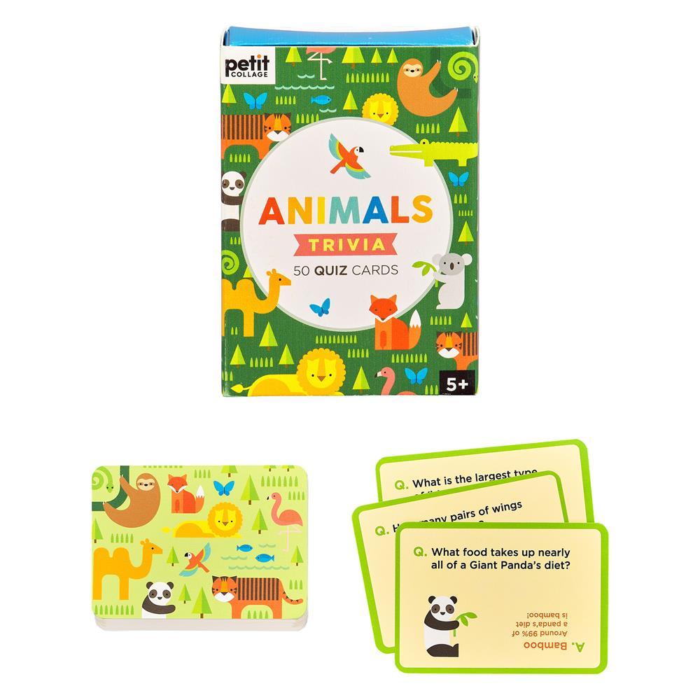 Animal Trivia 50 quiz cards