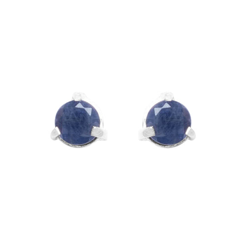 Blue Sapphire Comino Stud Earrings