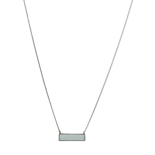 Aquamarine pendant rectangle
