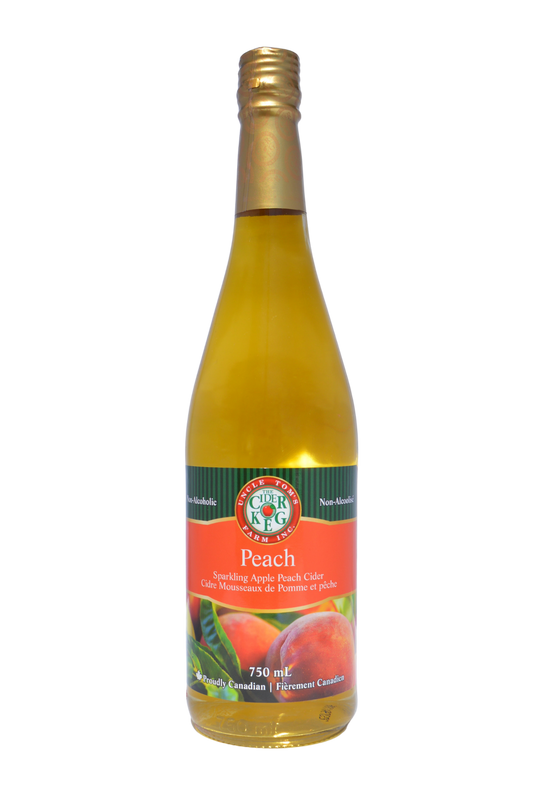 Non-Alcoholic Peach Sparkling Cider