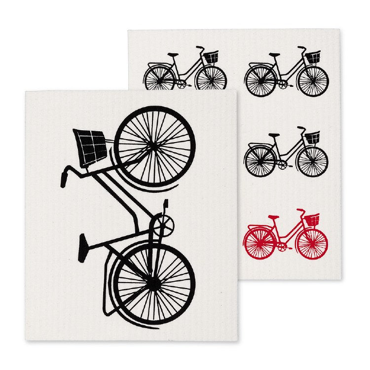 Bicycle Dish Cloths Set/2