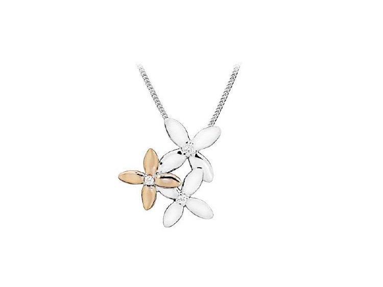 Flower Pendant with Chain