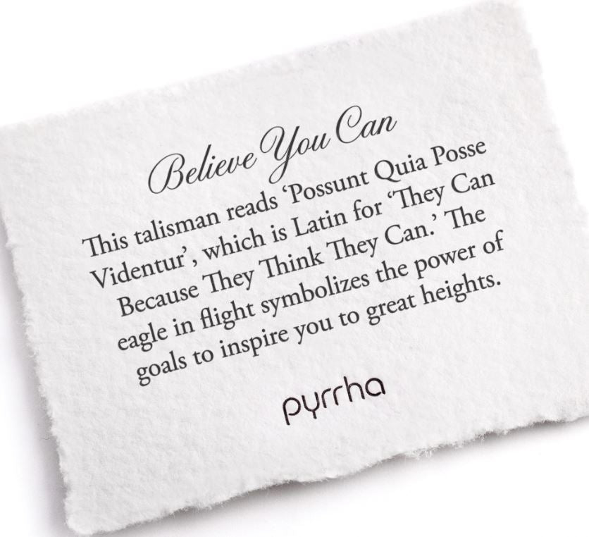 Believe You Can Pyrrha Meaning