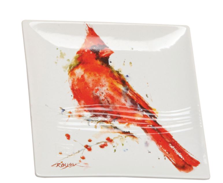 Cardinal Snack Plate