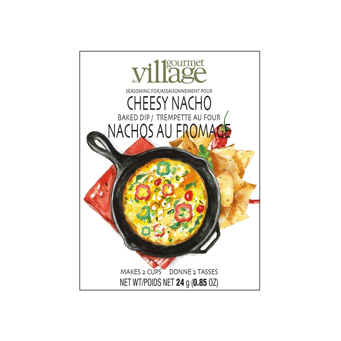 Mélange à trempette pour nachos au fromage