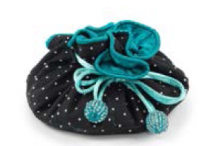 Jewellery Pouch Cotton and Satin