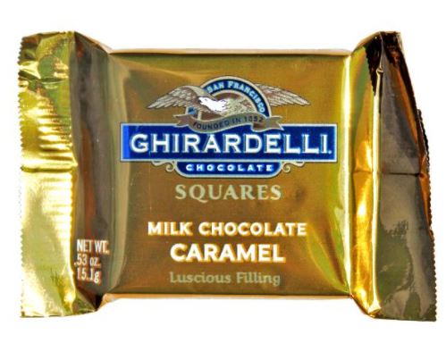 Carrés au chocolat au lait Ghirardelli