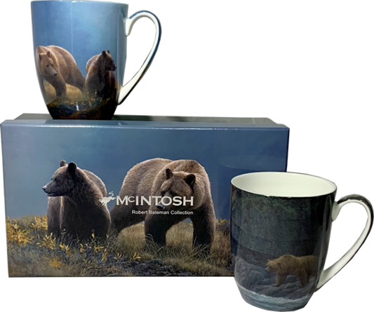 Lot de 2 mugs Bateman Grizzlies