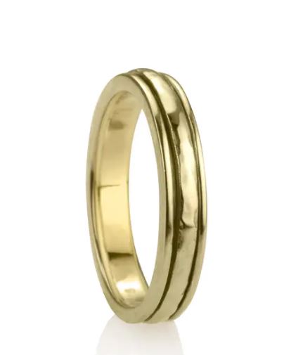 Prana Yellow Gold Meditation Ring