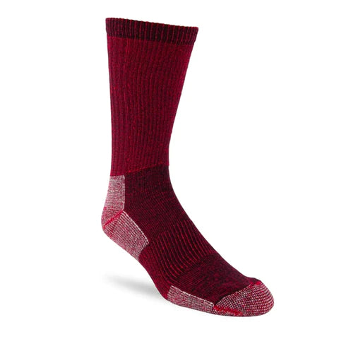 Red/Black Merino Wool Socks size M/L