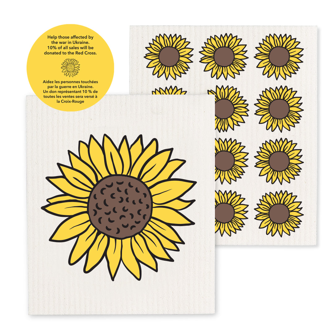 Sunflowers Dishcloths set/2
