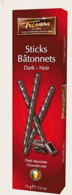 Bâtonnets de chocolat noir