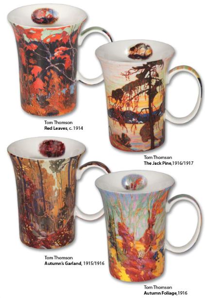Tom Thomson Set of 4 Mugs