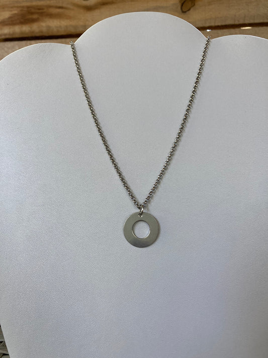 Washer Pendant on Chain