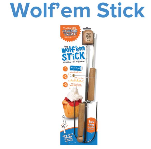 Wolf'Em Stick Brand