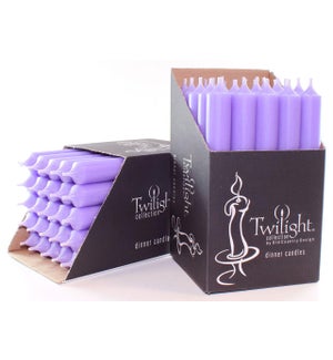 Twilight Taper Dinner Candle Lavender