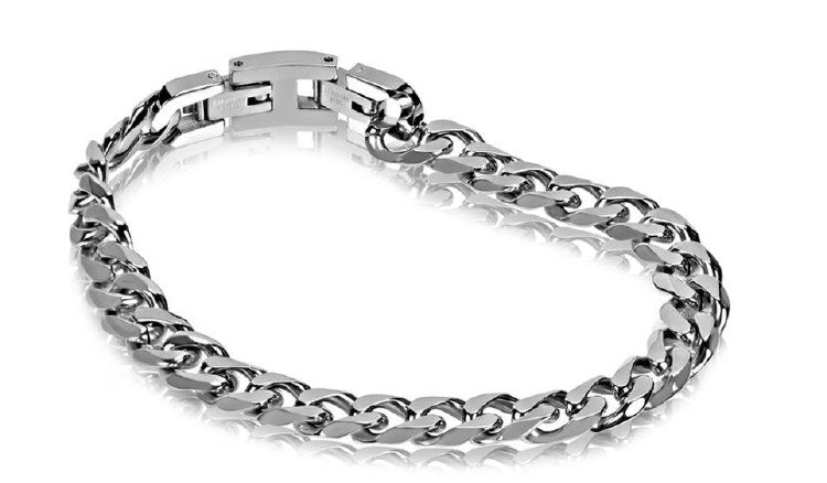 Cuban Link Steel Bracelet